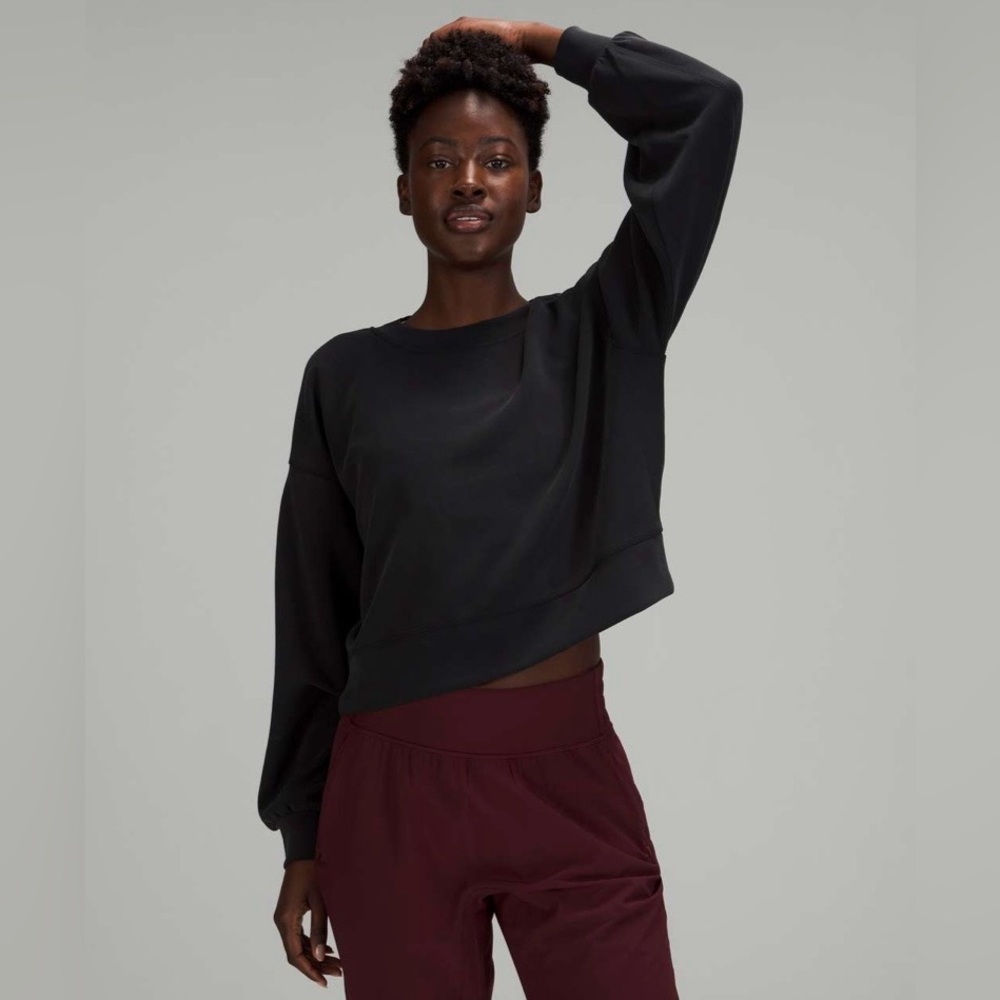 Lululemon Perfectly Oversized Cropped Crew *Softstreme